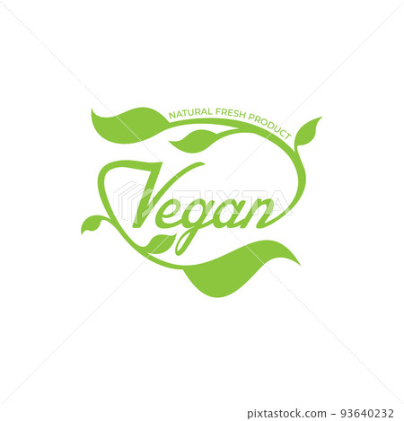 egan calligraphy logo with green leaves 93640232