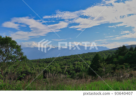 山梨縣,夏天的八岳,Utsukushimori天文台 山梨縣,夏天的八岳,Utsukushimori天文台 93640407