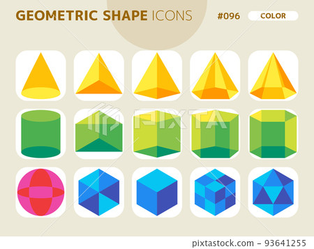 Cube related color style icon set_096 Cube related color style icon set_096 93641255