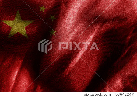 Abstract smooth silk background with the country flag 93642247