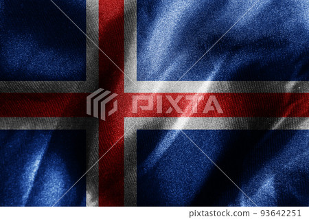 Abstract smooth silk background with the country flag 93642251