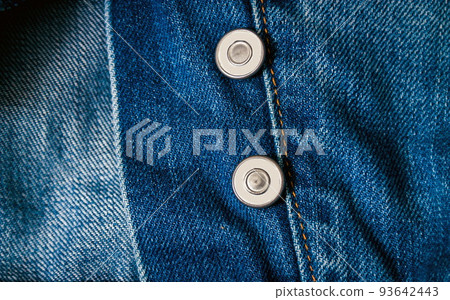 Closeup of the abstract jeans texture 93642443