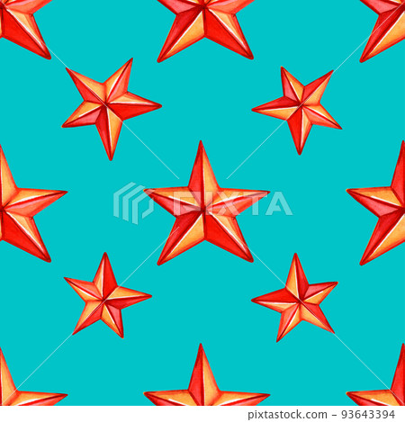Seamless pattern with red stars. Christmas Holiday Pattern Seamless pattern with red stars. Christmas Holiday Pattern 93643394