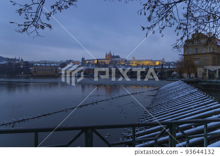 Hradcany in winter time, Prague, Czech Republic Hradcany in winter time, Prague, Czech Republic 93644132