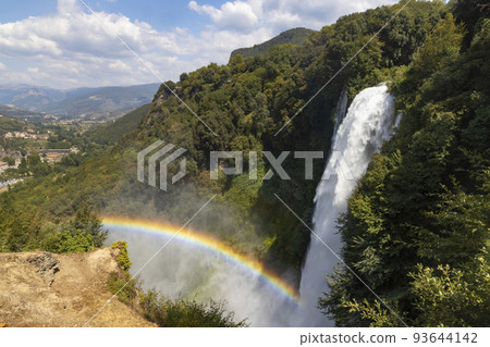 Marmore falls, Cascata delle Marmore, in Umbria region, Italy Marmore falls, Cascata delle Marmore, in Umbria region, Italy 93644142