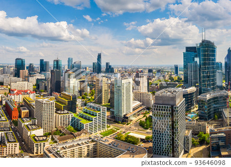 Downtown in Warsaw 93646098