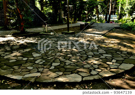 Yoyogi Hachimangu shrine early autumn scenery Yoyogi Hachimangu shrine early autumn scenery 93647139