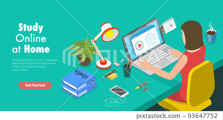 3D Isometric Flat Vector Conceptual... - Stock Illustration [93647752 ...