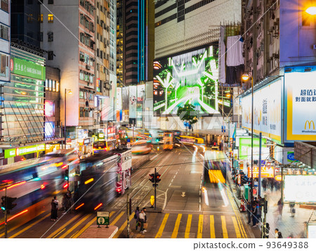 香港銅鑼灣夜景*柔焦 香港銅鑼灣夜景*柔焦 93649388