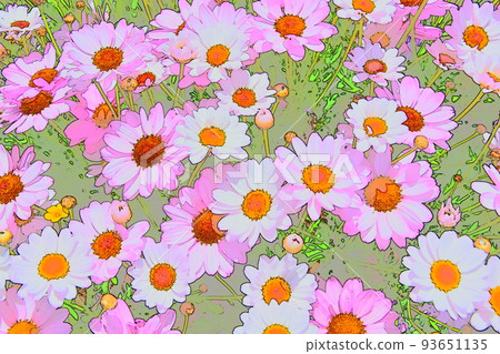 Marguerite Flower Tree Shungiku Marguerite Flower Tree Shungiku 93651135