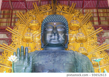 buddha statue in todaiji nara japan 93652613