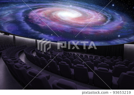 Planetarium circular screen astronomical show 93653219