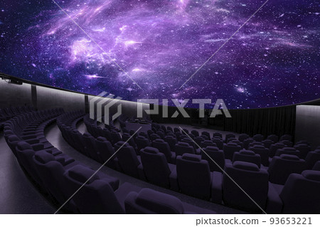 Planetarium circular screen astronomical show 93653221