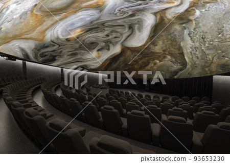 Planetarium circular screen astronomical show Planetarium circular screen astronomical show 93653230