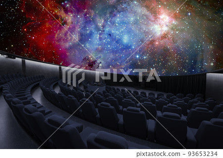Planetarium circular screen astronomical show 93653234
