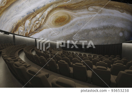 Planetarium circular screen astronomical show Planetarium circular screen astronomical show 93653238