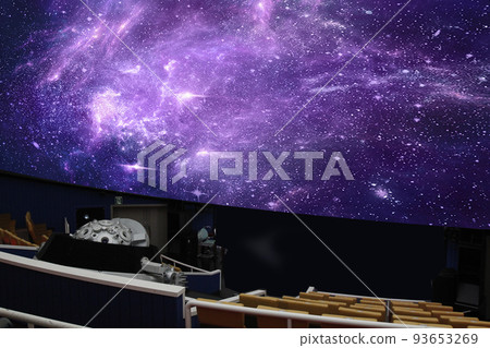 Planetarium circular screen astronomical show 93653269