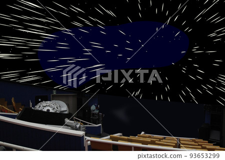 Planetarium circular screen astronomical show Planetarium circular screen astronomical show 93653299