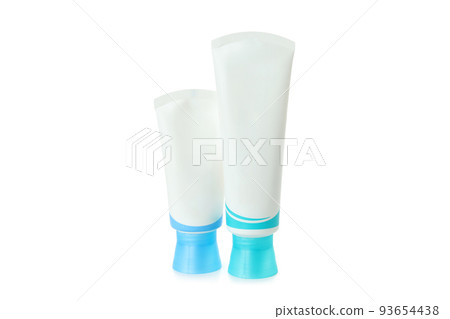 Blank toothpaste tubes isolated on white background 93654438