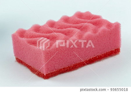 Red foam sponge for washing dishes Red foam sponge for washing dishes 93655018