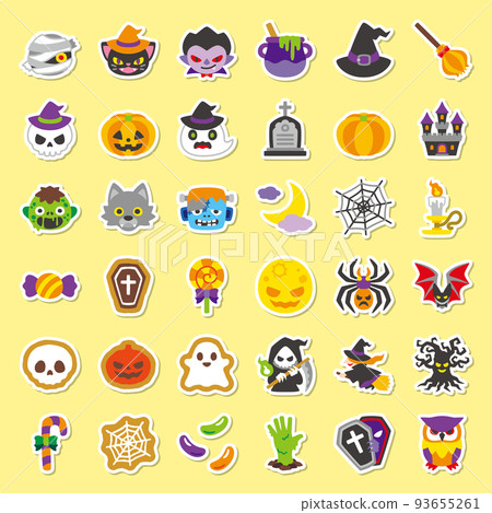 萬聖節套裝貼紙 萬聖節套裝貼紙 93655261