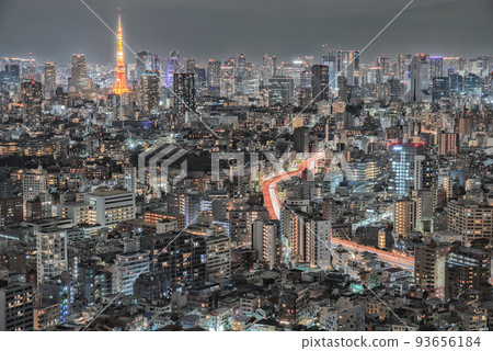 東京夜景 93656184