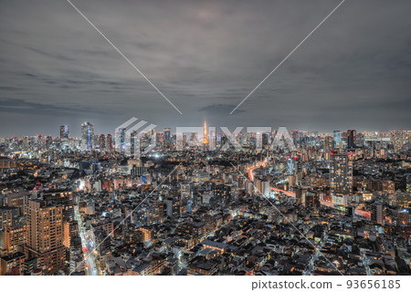 Tokyo night view 93656185
