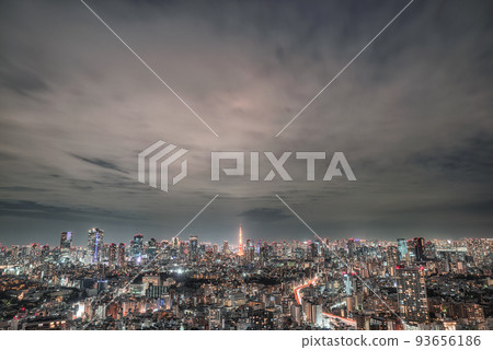 東京夜景 93656186