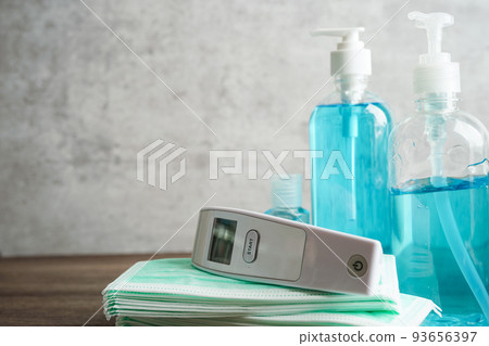 Alcohol sanitizer gel for washing hand protect infection coronavirus. 93656397