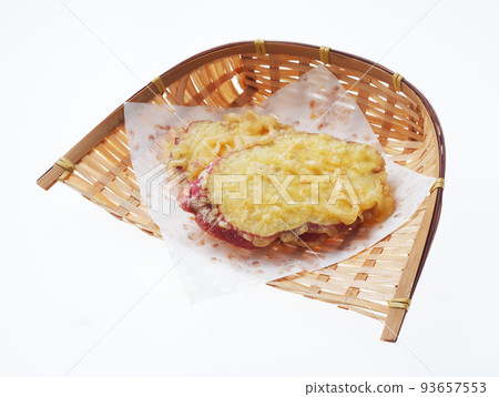 Tempura of sweet potatoes Tempura of sweet potatoes 93657553