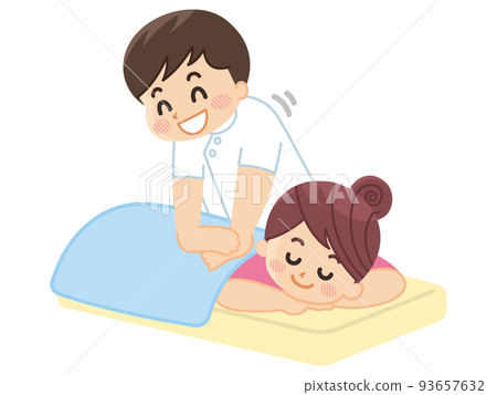 男按摩師對女性進行治療 93657632