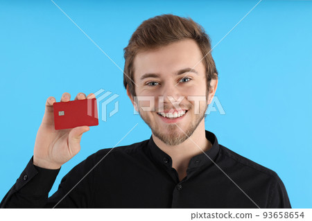 Concept of people with attractive young man 93658654