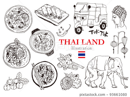 Hand-painted _ Thailand _set1 93661080
