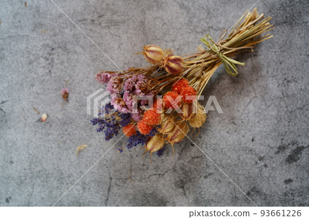 石頭上的干花 93661226