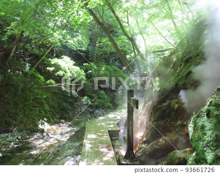夏季鳴子溫泉地獄谷散步道 夏季鳴子溫泉地獄谷散步道 93661726