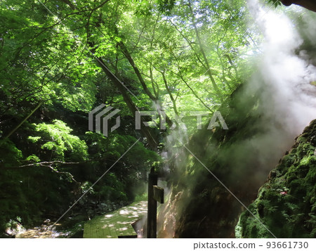 Summer Naruko Onsen Jigokudani Promenade Summer Naruko Onsen Jigokudani Promenade 93661730
