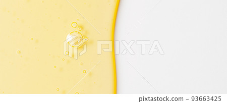 The texture of the moisturizing gel. Cosmetic product for moisturizing the skin of the face or body. Copy space. 93663425