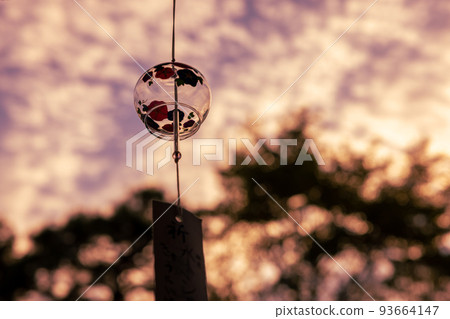 櫻山八幡宮隨風搖曳的風鈴 93664147