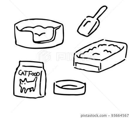 貓用品、貓床和廁所、貓糧 93664567