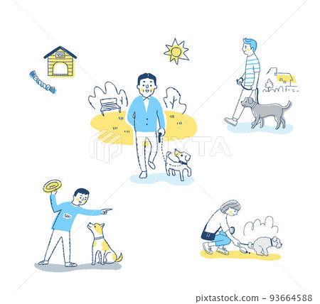 各種寵物狗的場景設置 各種寵物狗的場景設置 93664588