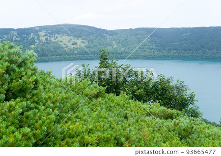 landscape of the Golovnin volcano caldera on Kunashir Island landscape of the Golovnin volcano caldera on Kunashir Island 93665477