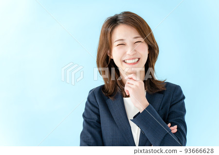藍背女商人 93666628