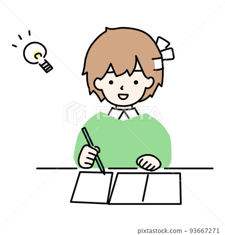 為考試學習的男人,男學生,學校,學習,考試 為考試學習的男人,男學生,學校,學習,考試 93667271