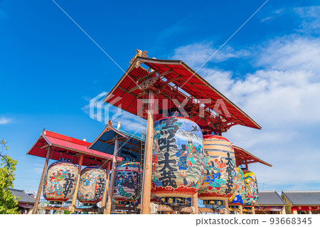 三河一色大燈會，用巨大的燈籠繪製的歷史畫卷<愛知縣西尾市> 93668345