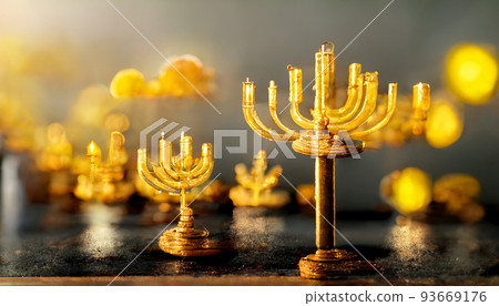 Menorah for Hanukkah holiday Menorah for Hanukkah holiday 93669176