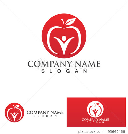 Health people apple  logo 93669466
