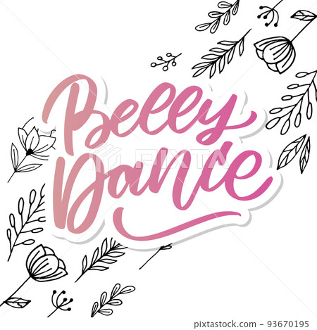 Letter belly dance lettering composition for your logo Letter belly dance lettering composition for your logo 93670195