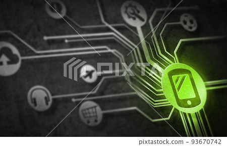 Social media communication Social media communication 93670742