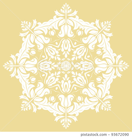 Classic Vector Fine Pattern With Various Arabesques Classic Vector Fine Pattern With Various Arabesques 93672090