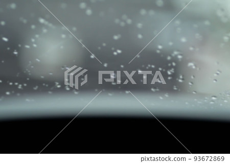 rain drop on the glass, rain drop on Windshield or rain drop on the car glass 93672869